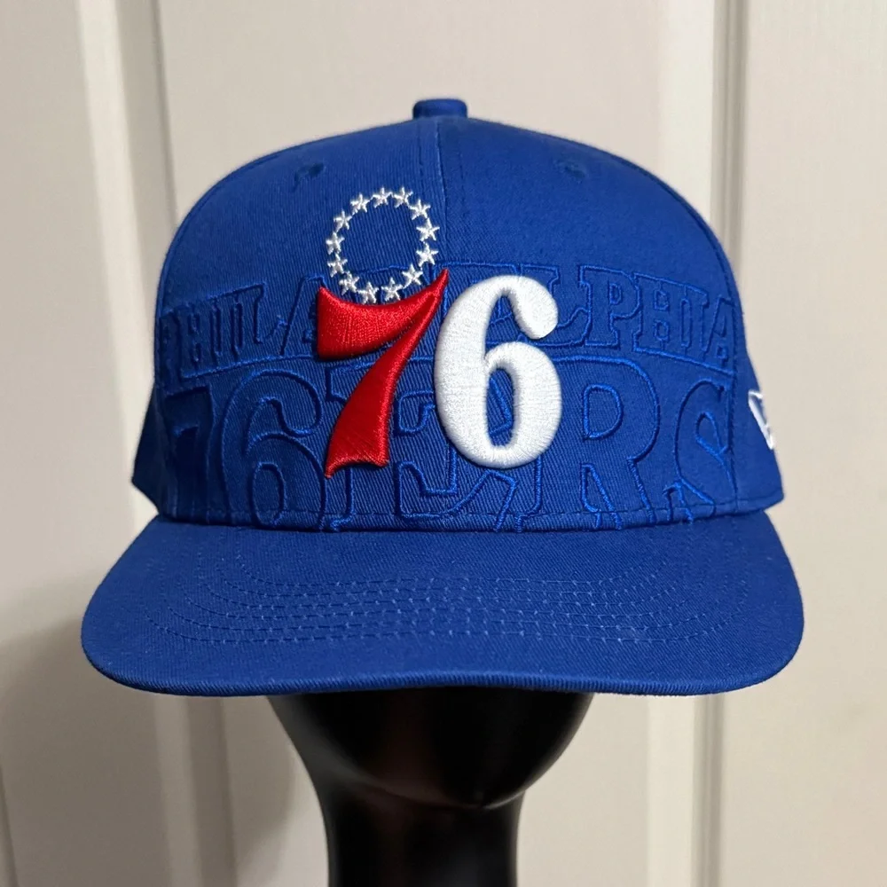 💙💖 New Era 9Fifty Philadelphia 76ers On Stage 2023 Draft‎ Snapback Hat